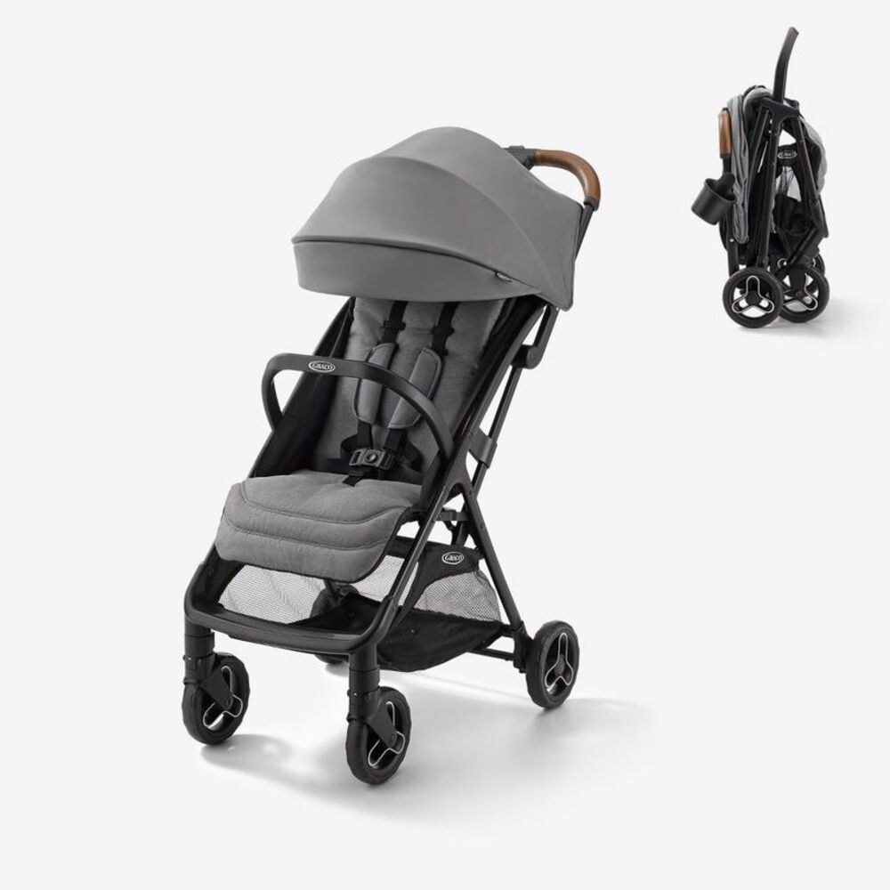 Graco -  Ready2Jet Compact Auto-Fold Stroller - Kings Gray